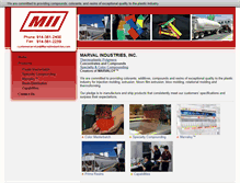Tablet Screenshot of marvalindustries.com